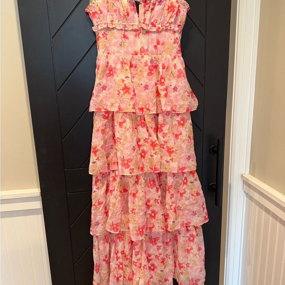 NWT Astr the label Vonnessa Pleated Dress